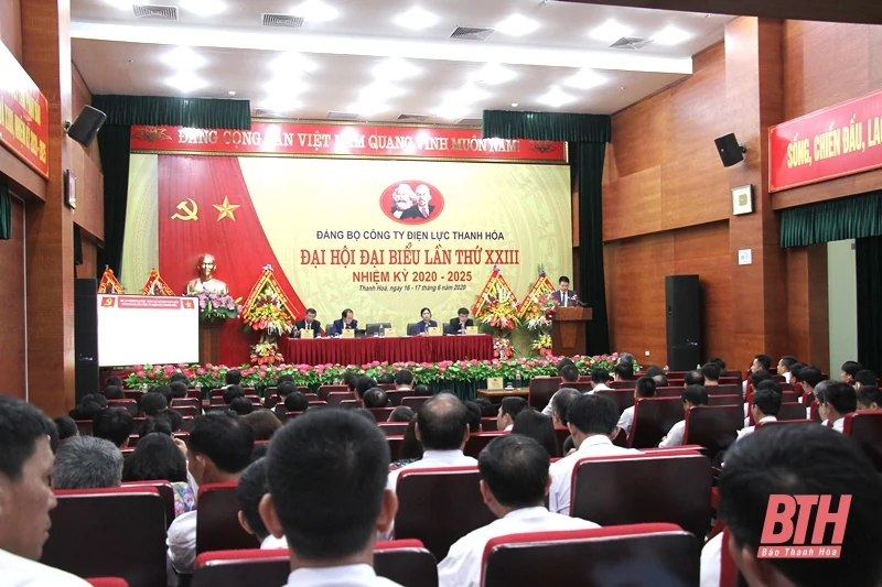Đại hội đại biểu Đảng bộ Công ty Điện lực Thanh Hóa lần thứ XXIII