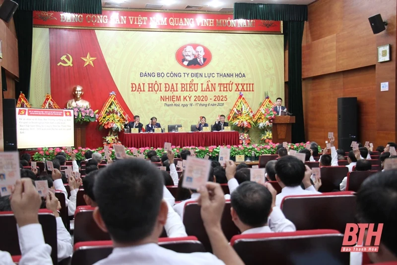 Đại hội đại biểu Đảng bộ Công ty Điện lực Thanh Hóa lần thứ XXIII