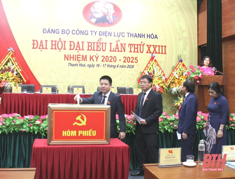 Đại hội đại biểu Đảng bộ Công ty Điện lực Thanh Hóa lần thứ XXIII