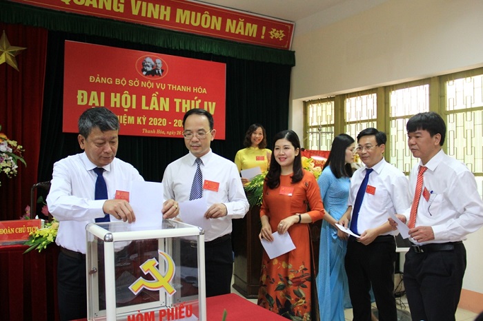 Đại hội Đảng bộ Sở Nội vụ lần thứ IV