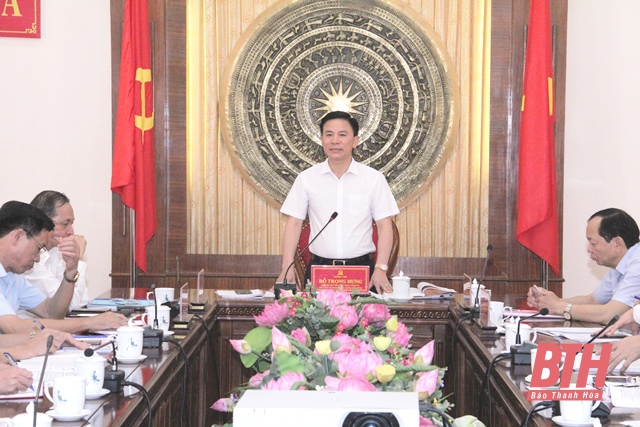 Ban Thường vụ Tỉnh ủy Thanh Hoá duyệt nội dung Đại hội đại biểu Đảng bộ huyện Thường Xuân