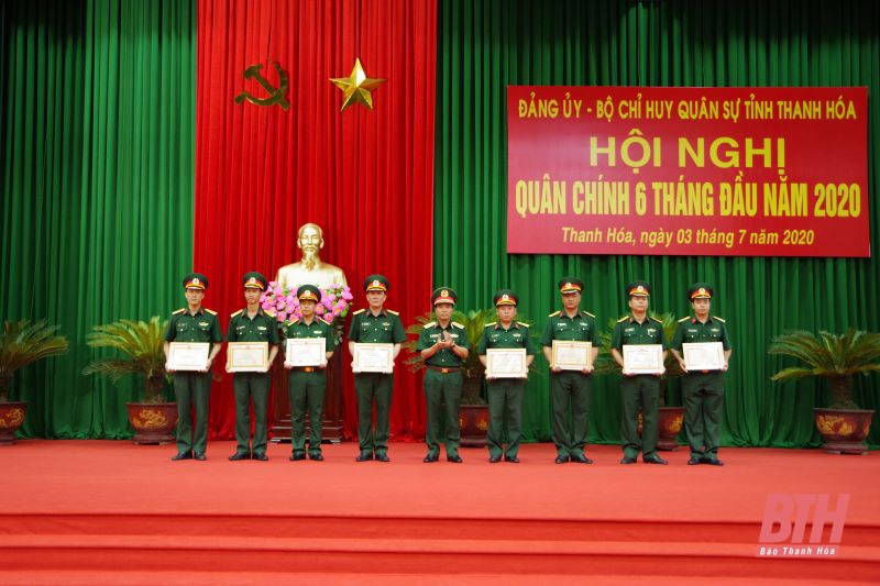 Bộ CHQS tỉnh Thanh Hóa: Hội nghị Quân chính 6 tháng đầu năm