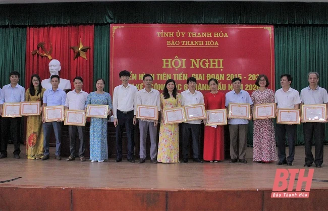 Báo Thanh Hóa biểu dương các điển hình tiên tiến giai đoạn 2015-2020