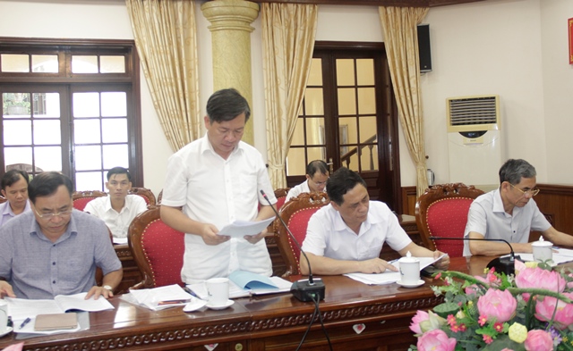 Ban Thường vụ Tỉnh ủy Thanh Hoá duyệt nội dung Đại hội đại biểu Đảng bộ thị xã Bỉm Sơn