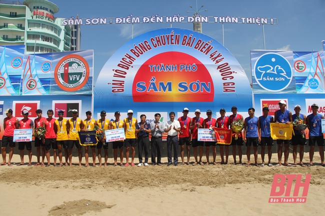 Giải vô địch bóng chuyền bãi biển 4x4 quốc gia 2020 tại Sầm Sơn thành công tốt đẹp
