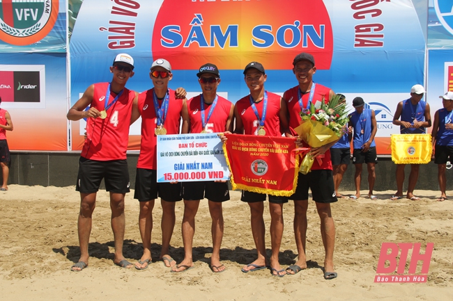 Giải vô địch bóng chuyền bãi biển 4x4 quốc gia 2020 tại Sầm Sơn thành công tốt đẹp