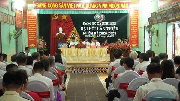 Thị xã Nghi Sơn hoàn thành đại hội Đảng cấp cơ sở