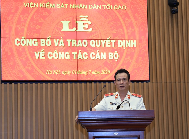 Viện trưởng VKSND tỉnh Thanh Hóa làm Thủ trưởng Cơ quan điều tra VKSND tối cao