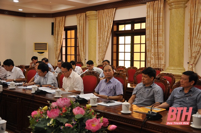 Ban Thường vụ Tỉnh ủy Thanh Hóa duyệt nội dung Đại hội đại biểu Đảng bộ huyện Như Thanh