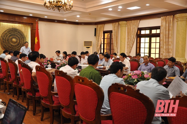 Ban Thường vụ Tỉnh ủy Thanh Hóa duyệt nội dung Đại hội đại biểu Đảng bộ huyện Như Thanh