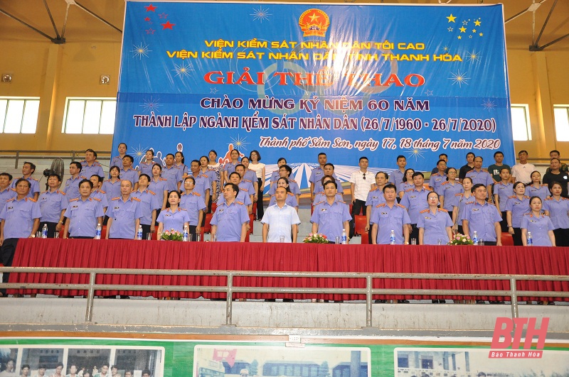 Khai mạc giải thể thao ngành Kiểm sát Nhân dân tỉnh Thanh hóa