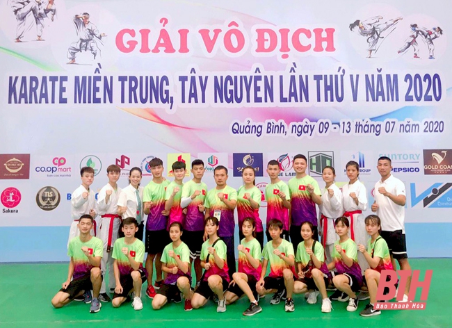 Thanh Hóa xếp thứ 5 toàn đoàn tại giải vô địch karate miền Trung - Tây Nguyên 2020