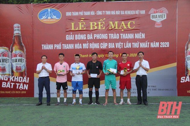 Giải bóng đá phong trào thanh niên TP Thanh Hóa mở rộng Cúp Bia Việt 2020 thành công tốt đẹp