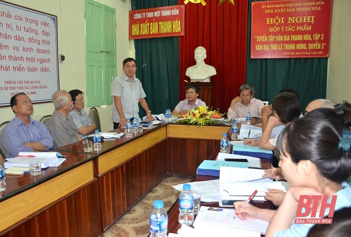 Góp ý bản thảo “Tuyển tập Văn bia Thanh Hóa, tập 3 - Văn bia thời Lê Trung Hưng, quyển 2”