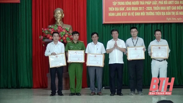 Thị xã Nghi Sơn tăng cường công tác đảm bảo an ninh trật tự trên địa bàn