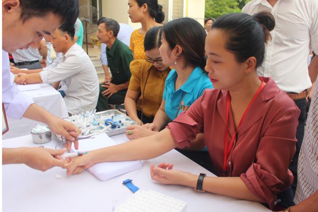 Huyện Hà Trung tổ chức ngày hiến máu tình nguyện năm 2020
