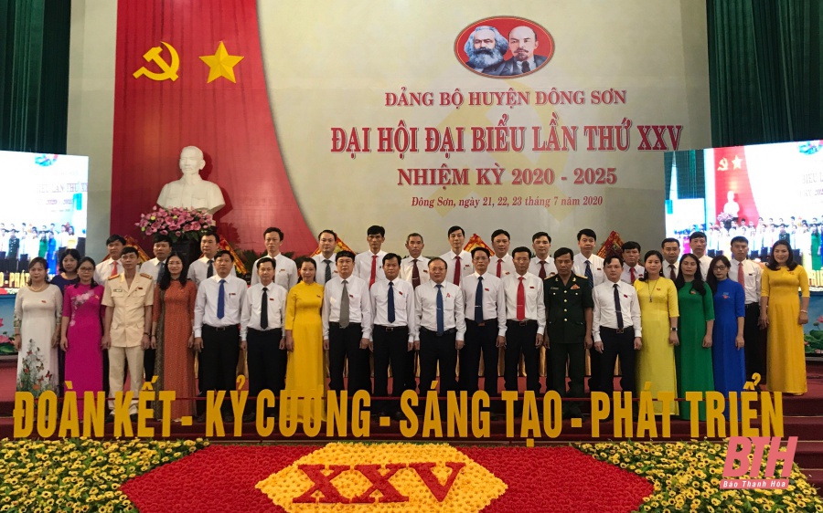 Đồng chí Nguyễn Quang Hải tái đắc cử Bí thư Huyện ủy Đông Sơn, nhiệm kỳ 2020-2025