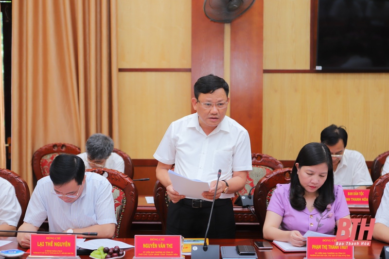 Bộ trưởng Bộ Kế hoạch và Đầu tư Nguyễn Chí Dũng làm việc tại Thanh Hóa