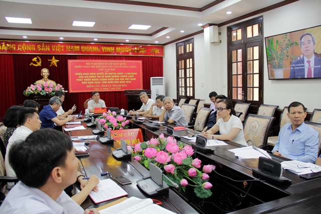 Hội nghị trực tuyến diễn đàn cấp cao về năng lượng Việt Nam 2020