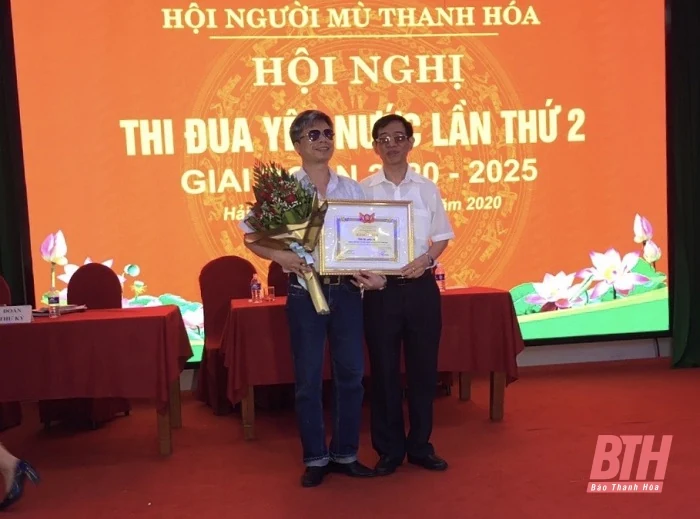 Hội Người mù tỉnh Thanh Hoá biểu dương các tập thể, cá nhân điển hình tiên tiến trong phong trào thi đua yêu nước