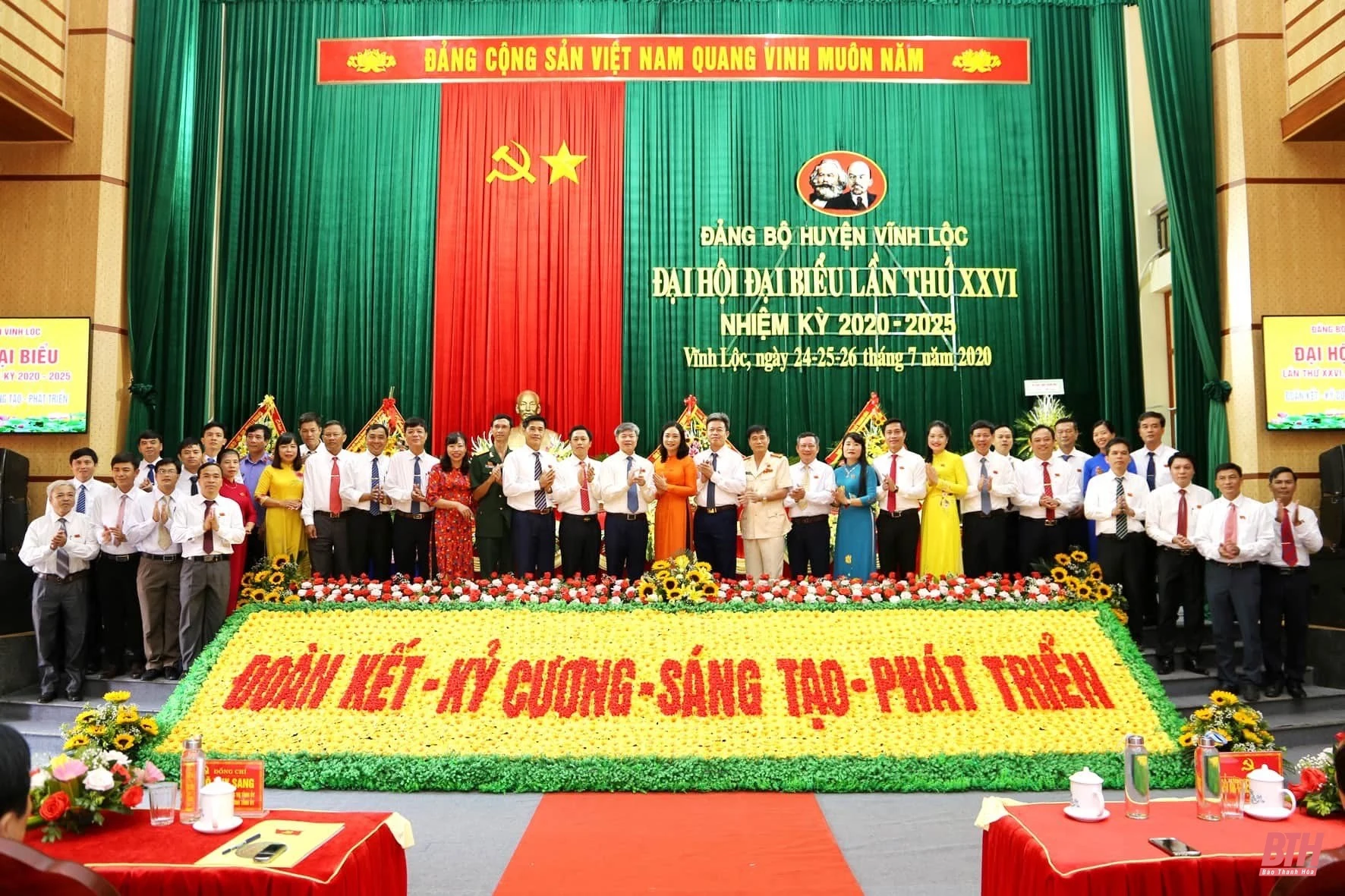 Đồng chí Vũ Thị Hương được bầu giữ chức Bí thư Huyện uỷ Vĩnh Lộc, nhiệm kỳ 2020-2025