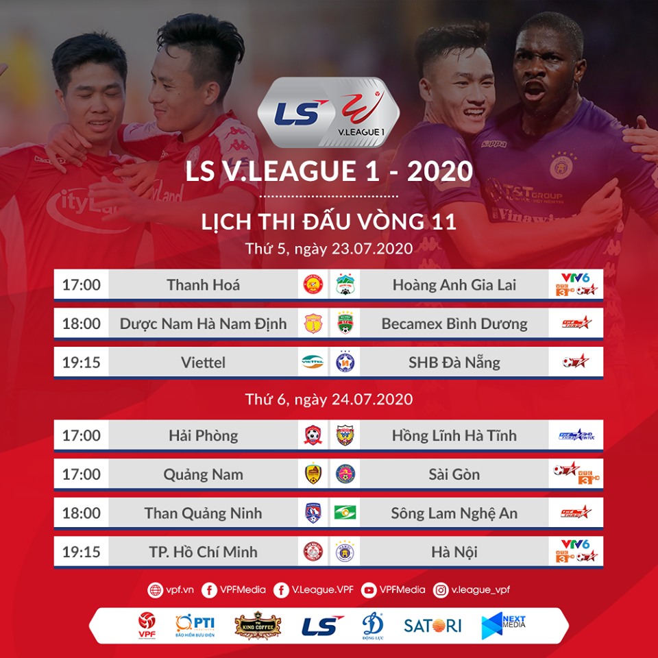 Vòng 11 - LS V.League 2020: “Điểm nóng” Thanh Hóa – Hoàng Anh Gia Lai