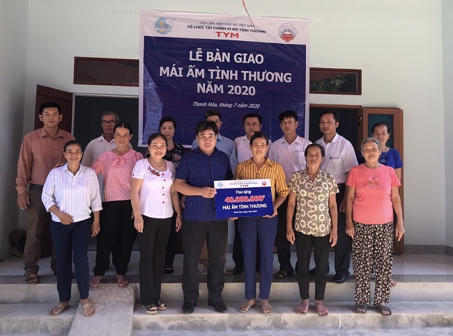 TYM chi nhánh Thanh Hóa: Trao “Mái ấm tình thương” cho phụ nữ nghèo