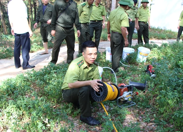 Cải tạo máy cắt thực bì thành hệ thống chữa cháy rừng cơ động