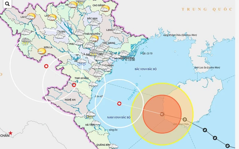 Bão số 2 có diễn biến và cường độ khó lường