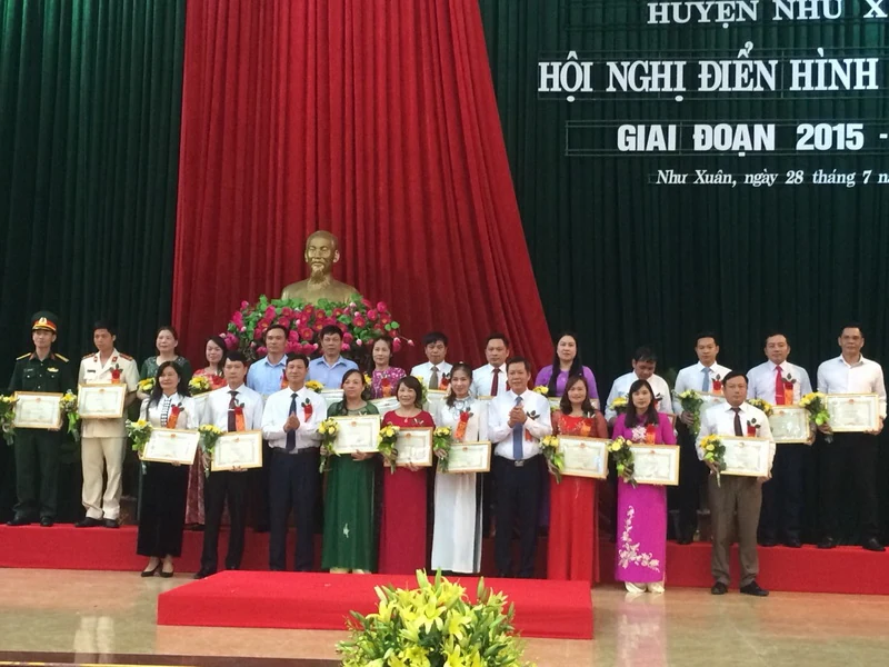 Huyện Như Xuân biểu dương điển hình tiên tiến, giai đoạn 2015-2020
