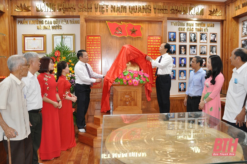 Khánh thành Phòng truyền thống Ban Tuyên giáo Tỉnh ủy Thanh Hoá