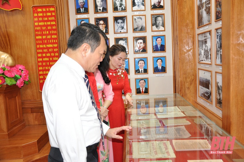 Khánh thành Phòng truyền thống Ban Tuyên giáo Tỉnh ủy Thanh Hoá