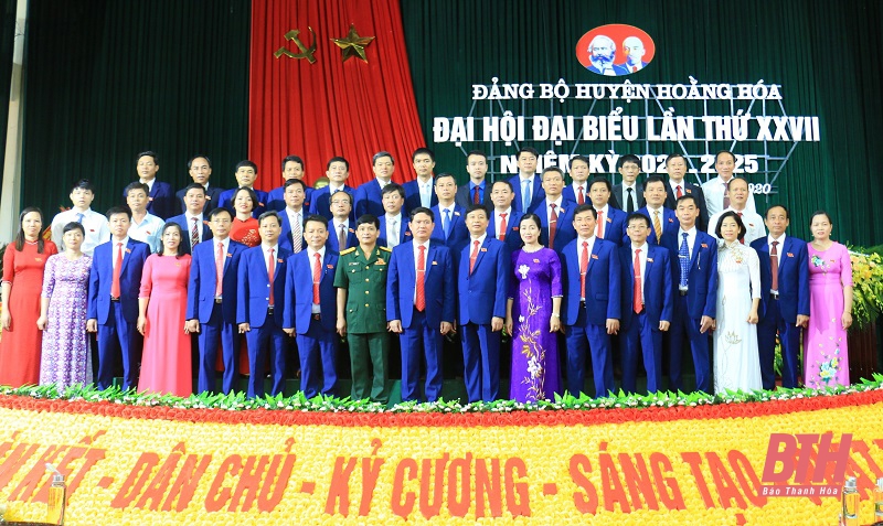 Đồng chí Lê Xuân Thu tái đắc cử Bí thư Huyện ủy Hoằng Hóa, nhiệm kỳ 2020-2025