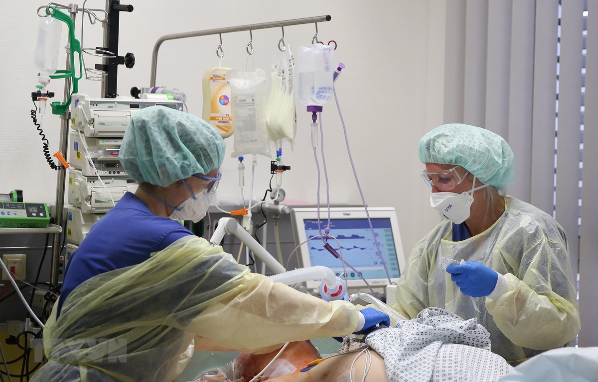 Đức: Hơn 50% số bệnh nhân COVID-19 thở máy không thể qua khỏi