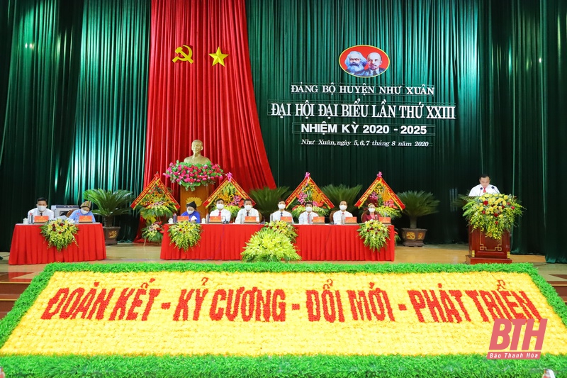 Đại hội đại biểu Đảng bộ huyện Như Xuân lần thứ XXIII: Đoàn kết - Kỷ cương - Đổi mới - Phát triển