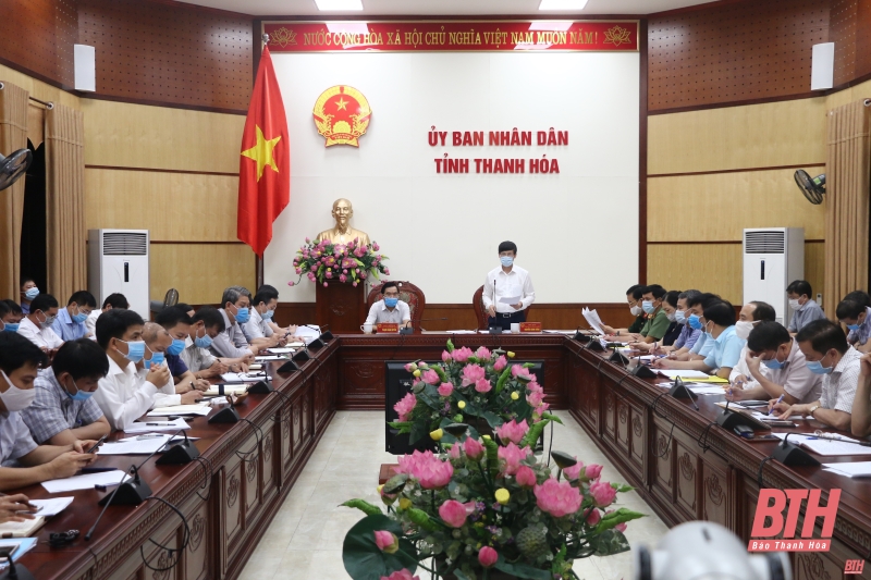 Thông báo Kết luận của Chủ tịch UBND tỉnh Thanh Hóa tại hội nghị trực tuyến toàn tỉnh về triển khai các biện pháp phòng, chống dịch COVID-19