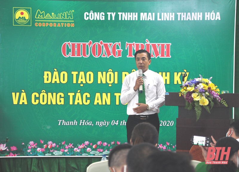 Tập huấn kiến thức an toàn giao thông cho đội ngũ lái xe taxi Mai Linh Thanh Hóa