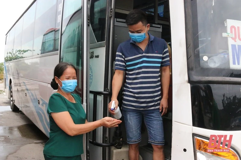 Các bến xe tăng cường các biện pháp phòng chống dịch COVID - 19