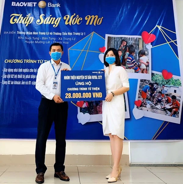 “BAOVIET Bank Thắp sáng ước mơ” hỗ trợ người nghèo