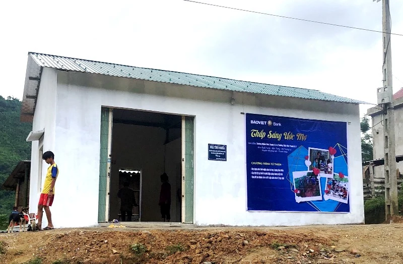 “BAOVIET Bank Thắp sáng ước mơ” hỗ trợ người nghèo