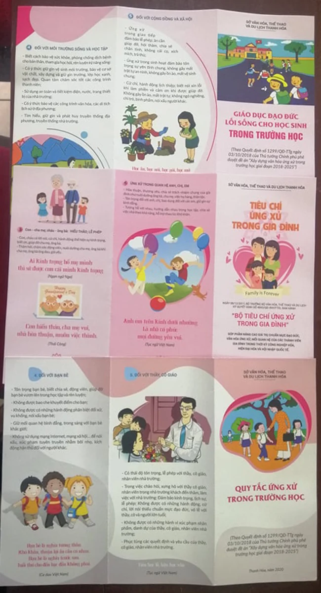 Triển khai mô hình tuyên truyền, giáo dục đạo đức, lối sống trong gia đình, văn hóa ứng xử cho học sinh