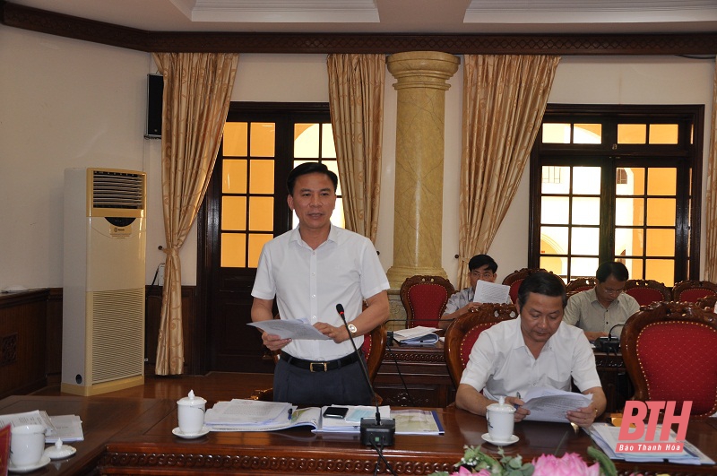 Thường trực Tỉnh ủy Thanh Hóa cho ý kiến vào một số dự án, phương án quy hoạch trên địa bàn tỉnh