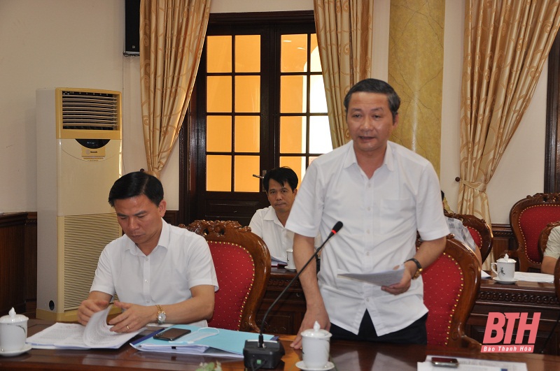 Thường trực Tỉnh ủy Thanh Hóa cho ý kiến vào một số dự án, phương án quy hoạch trên địa bàn tỉnh