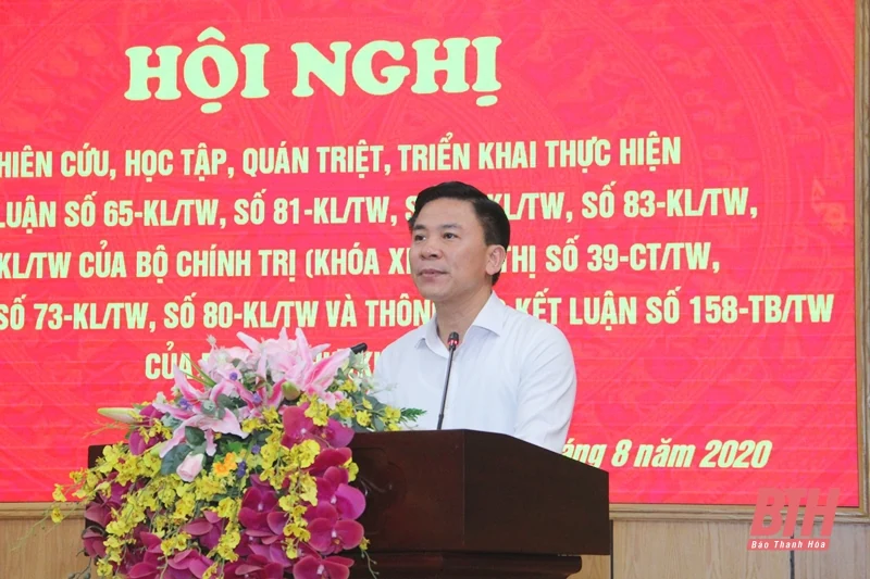 Nghiên cứu, học tập, quán triệt, triển khai các Kết luận, Thông báo Kết luận của Bộ Chính trị, Ban Bí thư Trung ương Đảng