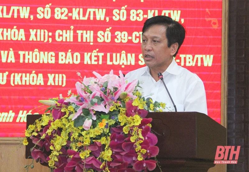 Nghiên cứu, học tập, quán triệt, triển khai các Kết luận, Thông báo Kết luận của Bộ Chính trị, Ban Bí thư Trung ương Đảng