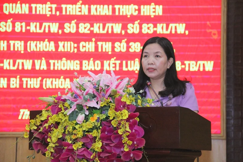 Nghiên cứu, học tập, quán triệt, triển khai các Kết luận, Thông báo Kết luận của Bộ Chính trị, Ban Bí thư Trung ương Đảng