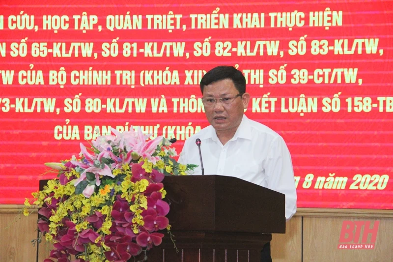 Nghiên cứu, học tập, quán triệt, triển khai các Kết luận, Thông báo Kết luận của Bộ Chính trị, Ban Bí thư Trung ương Đảng