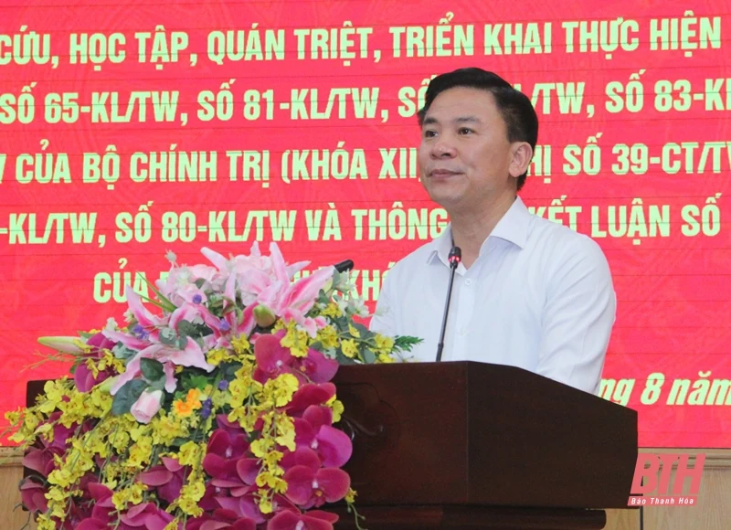 Nghiên cứu, học tập, quán triệt, triển khai các Kết luận, Thông báo Kết luận của Bộ Chính trị, Ban Bí thư Trung ương Đảng