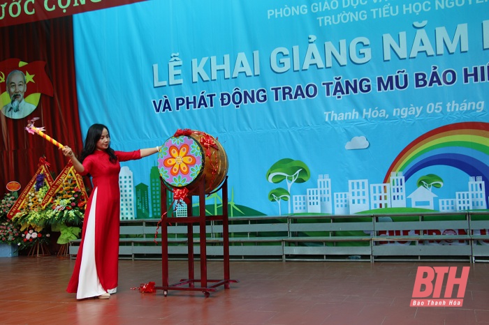 Trường Tiểu học Nguyễn Văn Trỗi (TP Thanh Hóa) khai giảng năm học mới