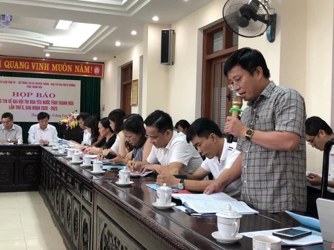 Họp báo thông tin về Đại hội thi đua yêu nước tỉnh Thanh Hóa lần thứ X 